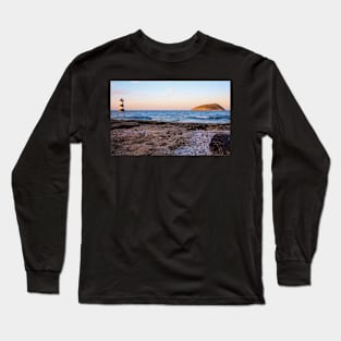 Sun setting on Puffin Island, North Wales Long Sleeve T-Shirt